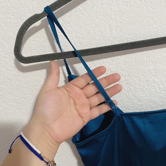 Nasty Gal Cowl Us Later Satin Mini Dress - Picture 6 of 11